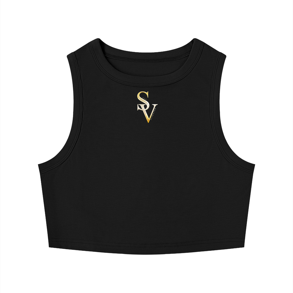 Women's Tight Crewneck Crop Tank Top