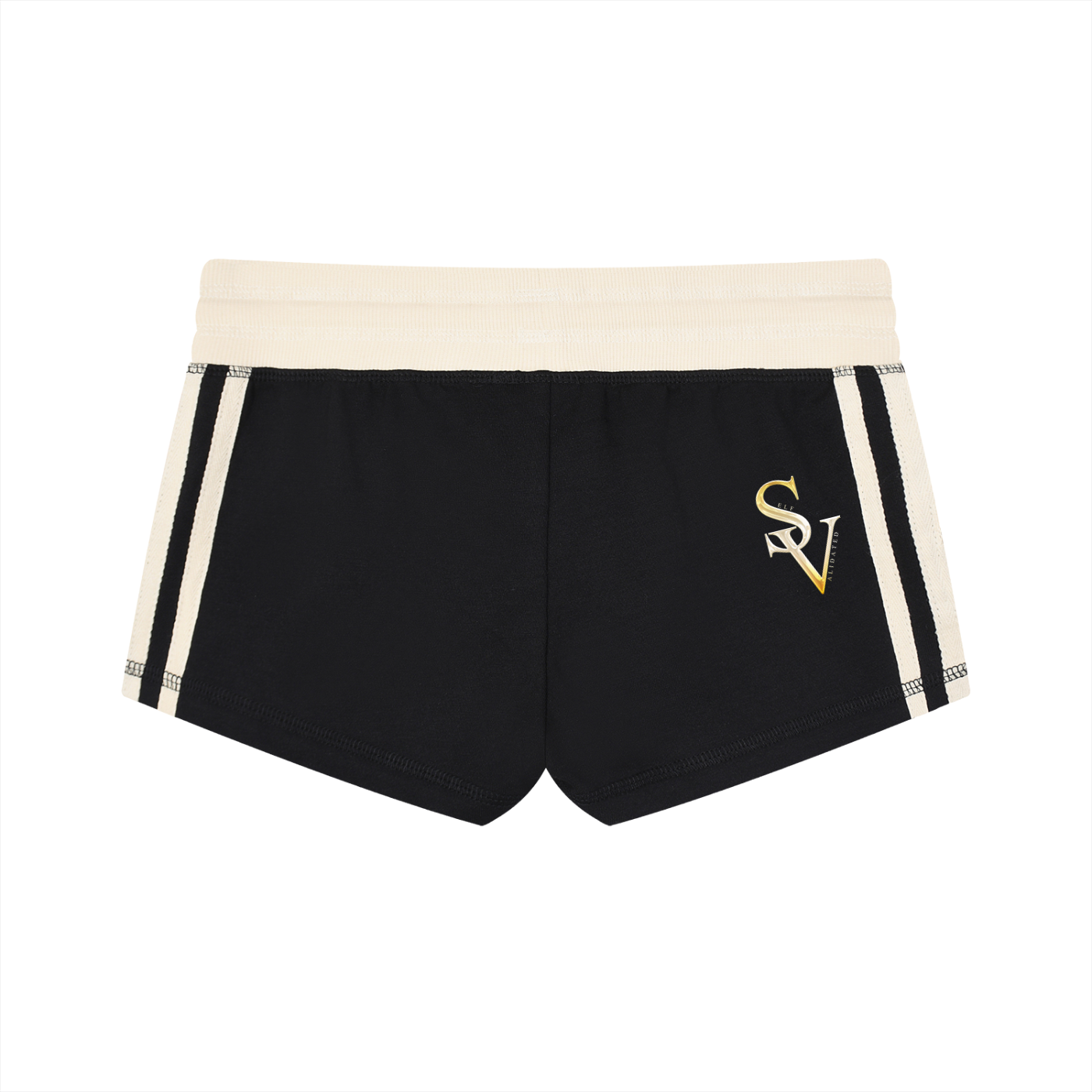 Women's Contrast Stripe Track Shorts