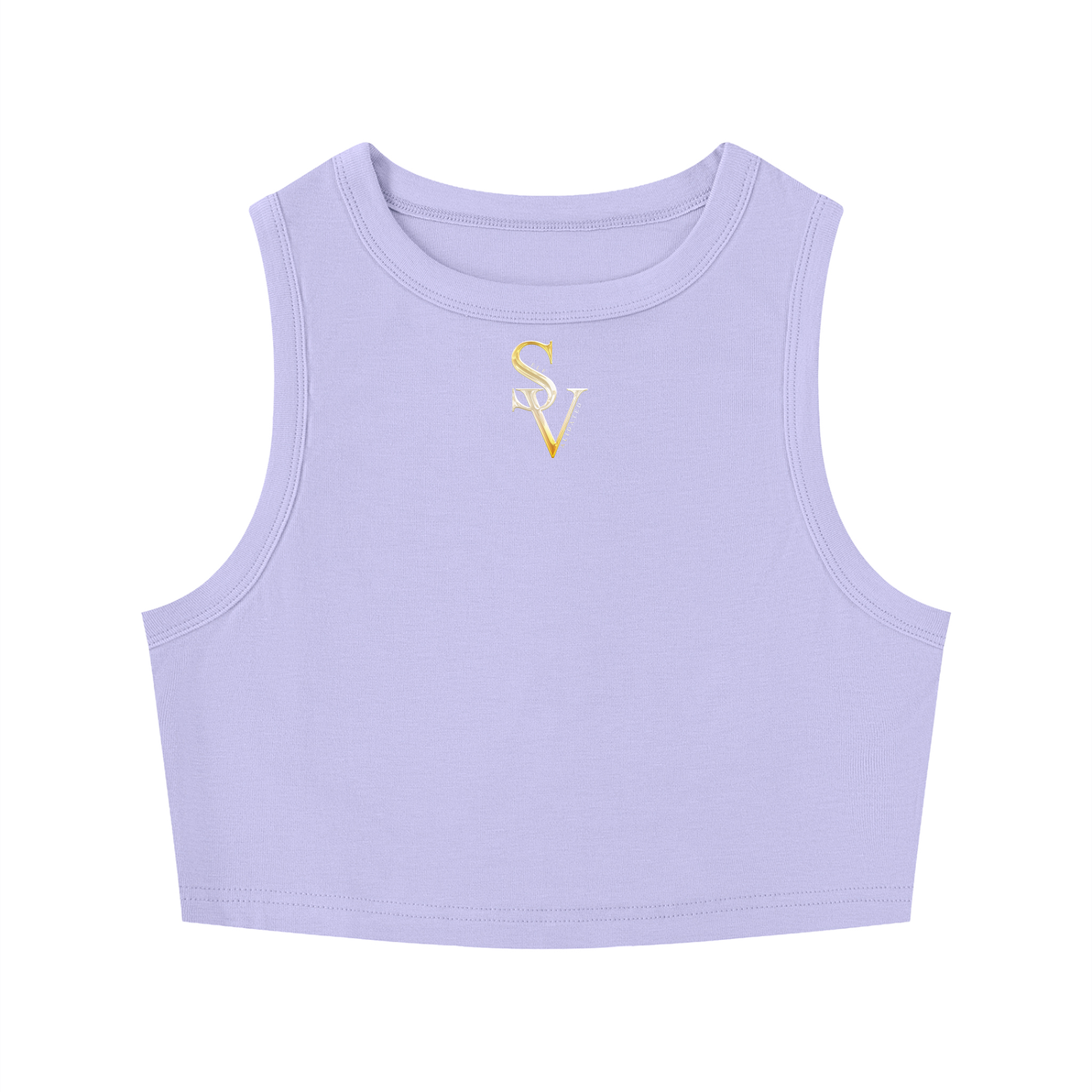 Women's Tight Crewneck Crop Tank Top