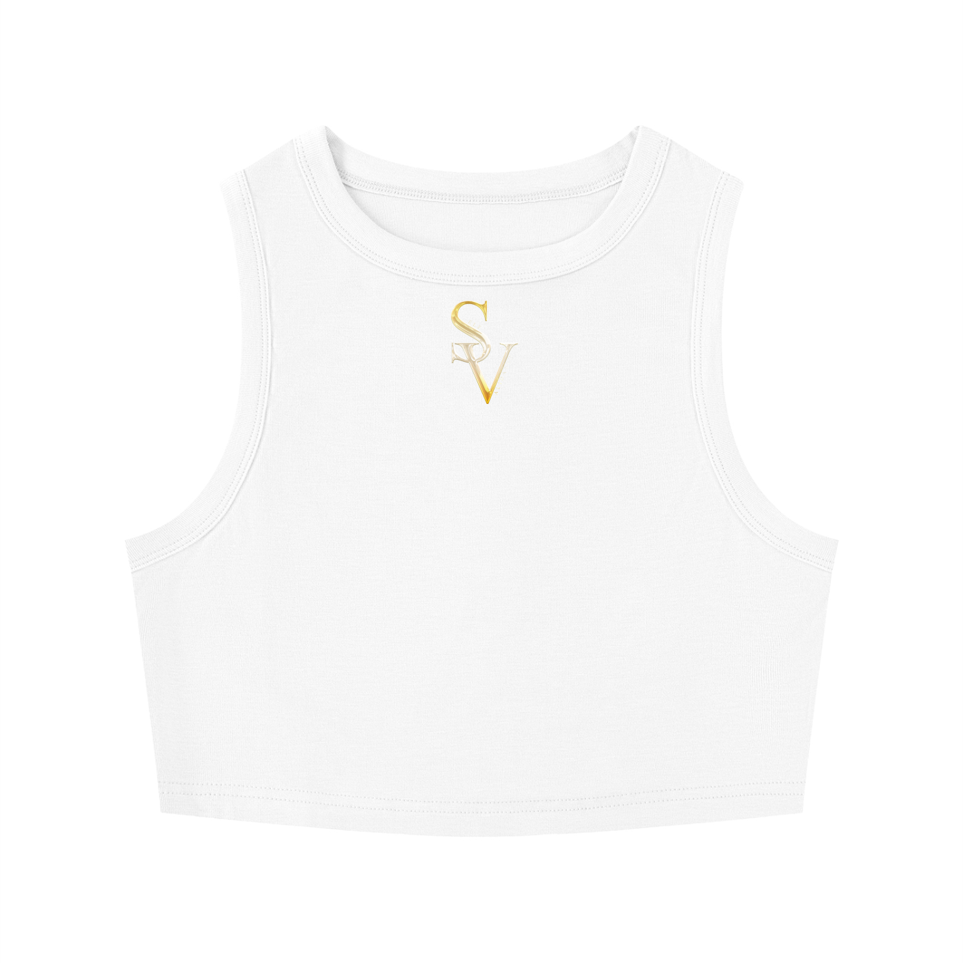 Women's Tight Crewneck Crop Tank Top