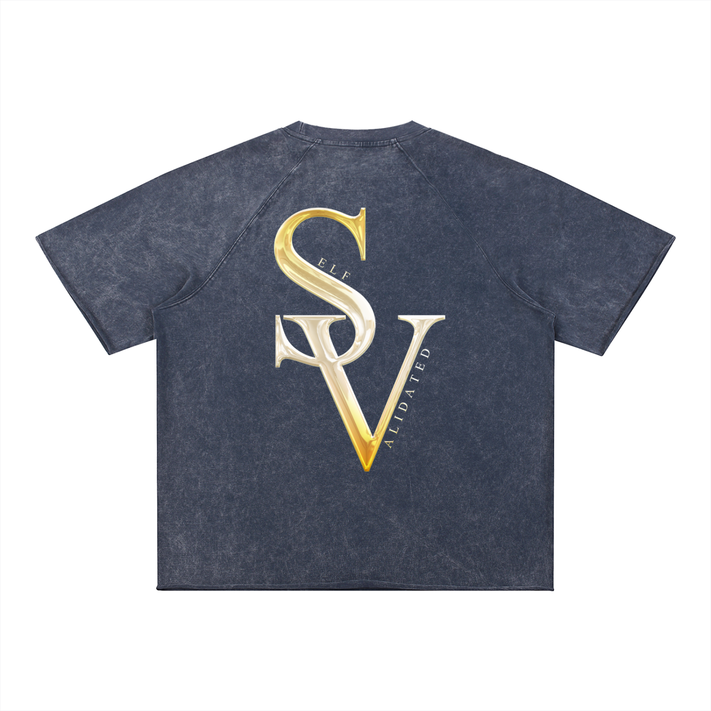 Unisex Mineral Wash Raw Edge T-Shirt