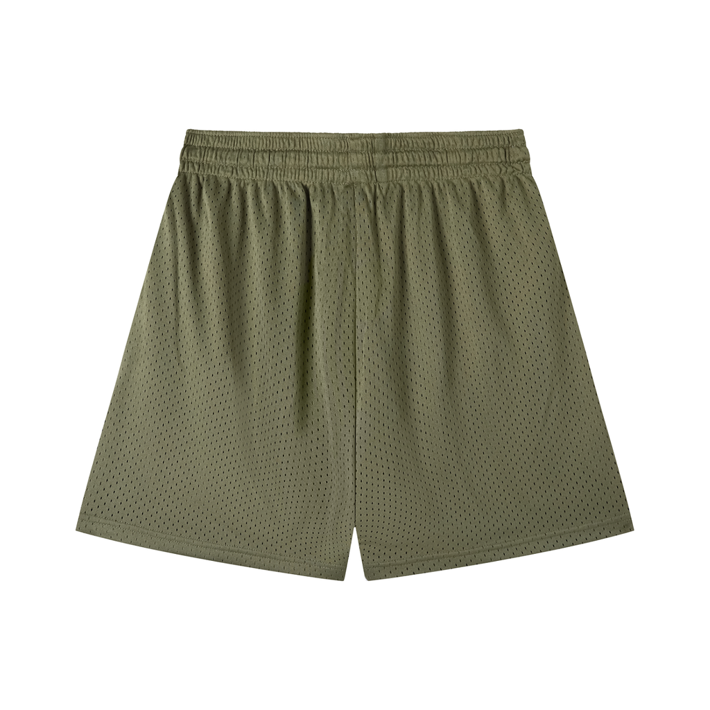 “SV” Mesh Drawstring hoop Shorts