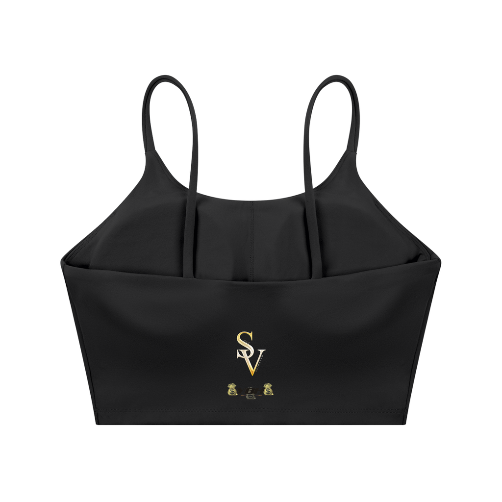 Spaghetti Strap Yoga Sports Bra
