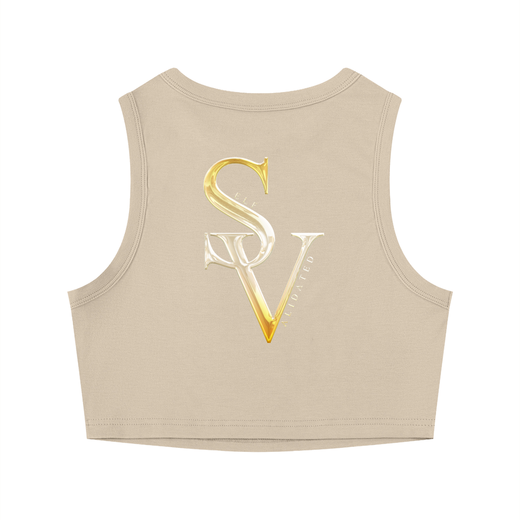 Women's Tight Crewneck Crop Tank Top