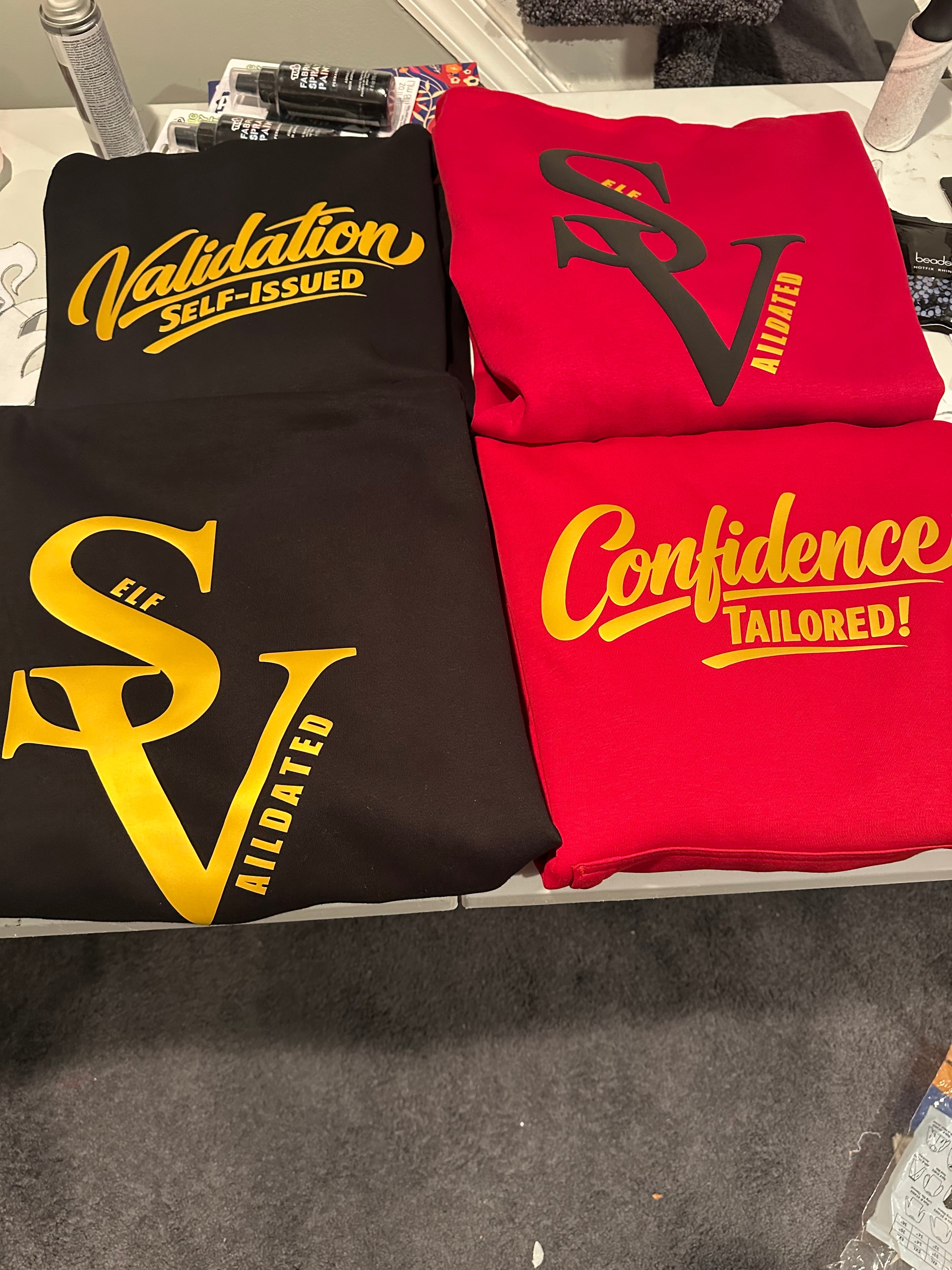 “Embody Gold: Confidence & Validation Redefined”