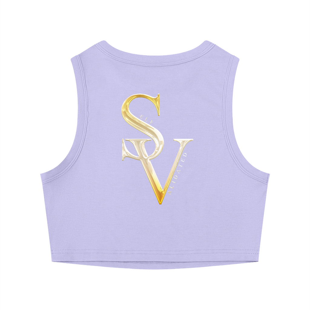 Women's Tight Crewneck Crop Tank Top
