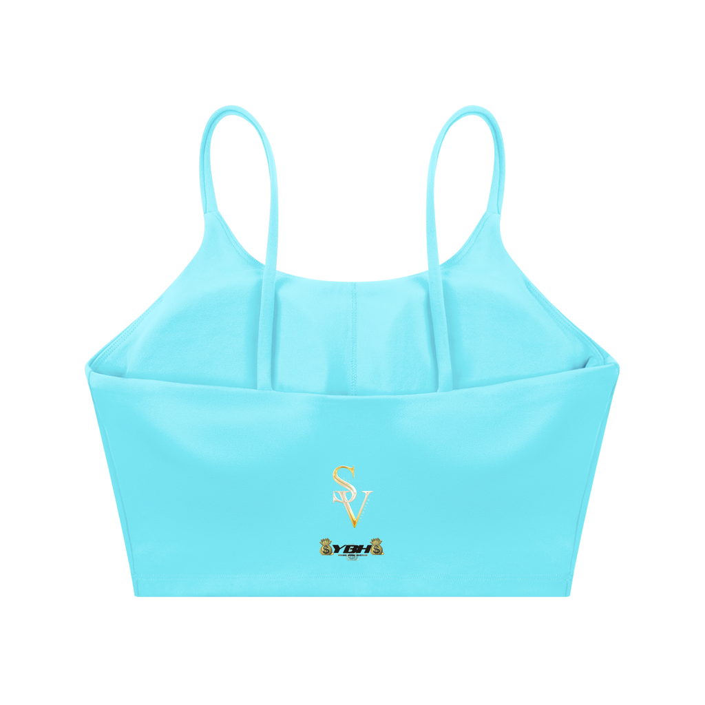 Spaghetti Strap Yoga Sports Bra