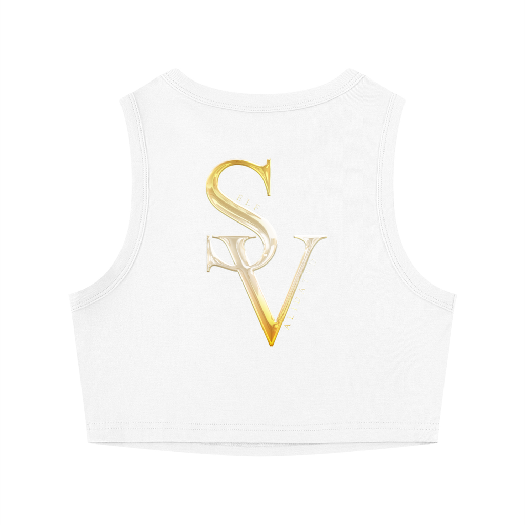 Women's Tight Crewneck Crop Tank Top