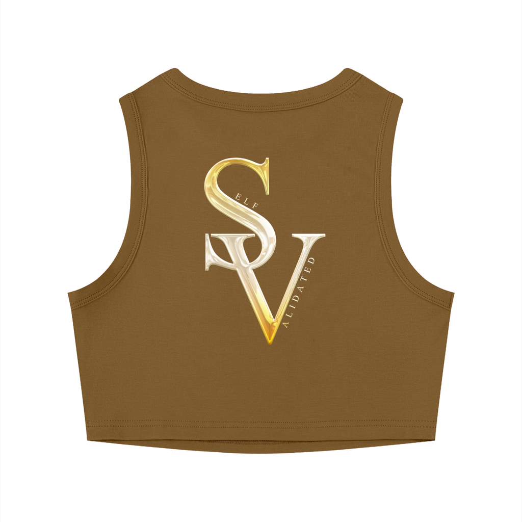 Women's Tight Crewneck Crop Tank Top