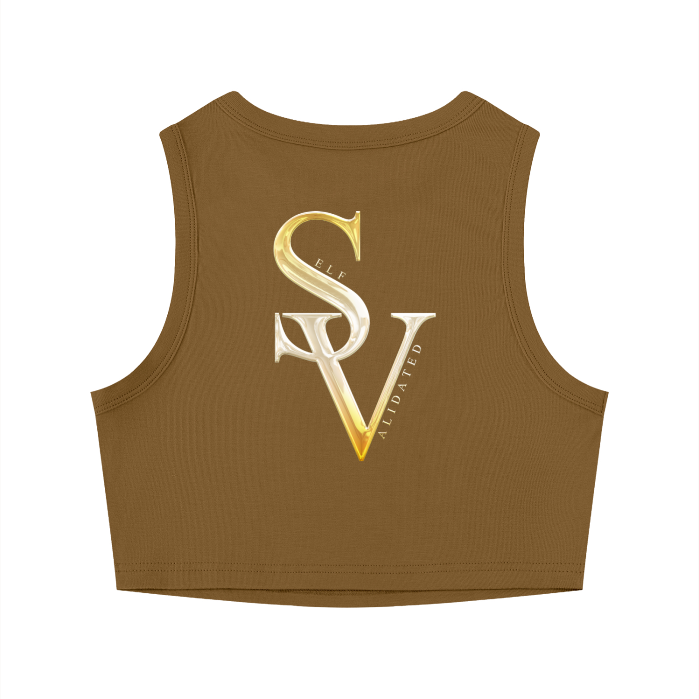 Women's Tight Crewneck Crop Tank Top