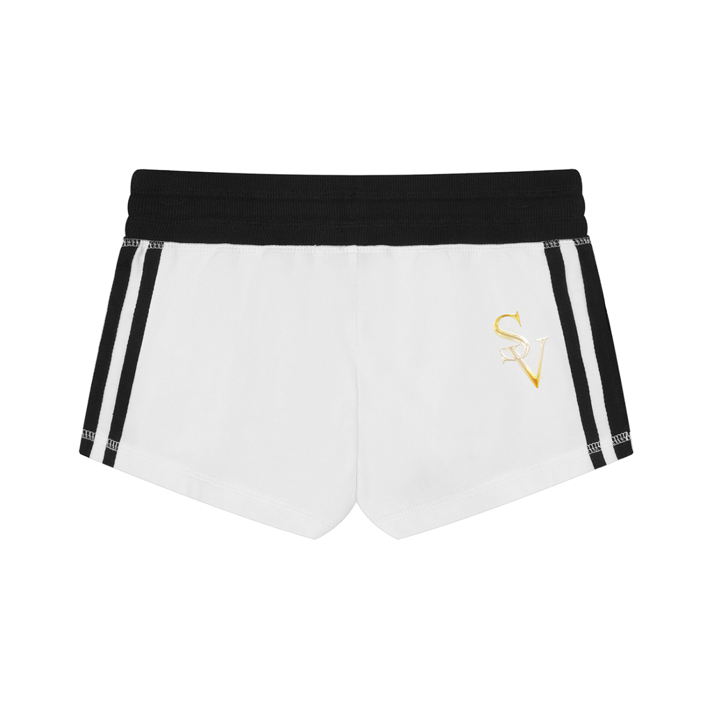 Women's Contrast Stripe Track Shorts