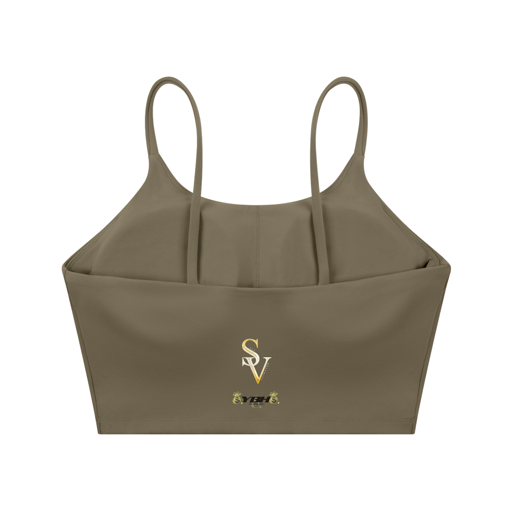 Spaghetti Strap Yoga Sports Bra