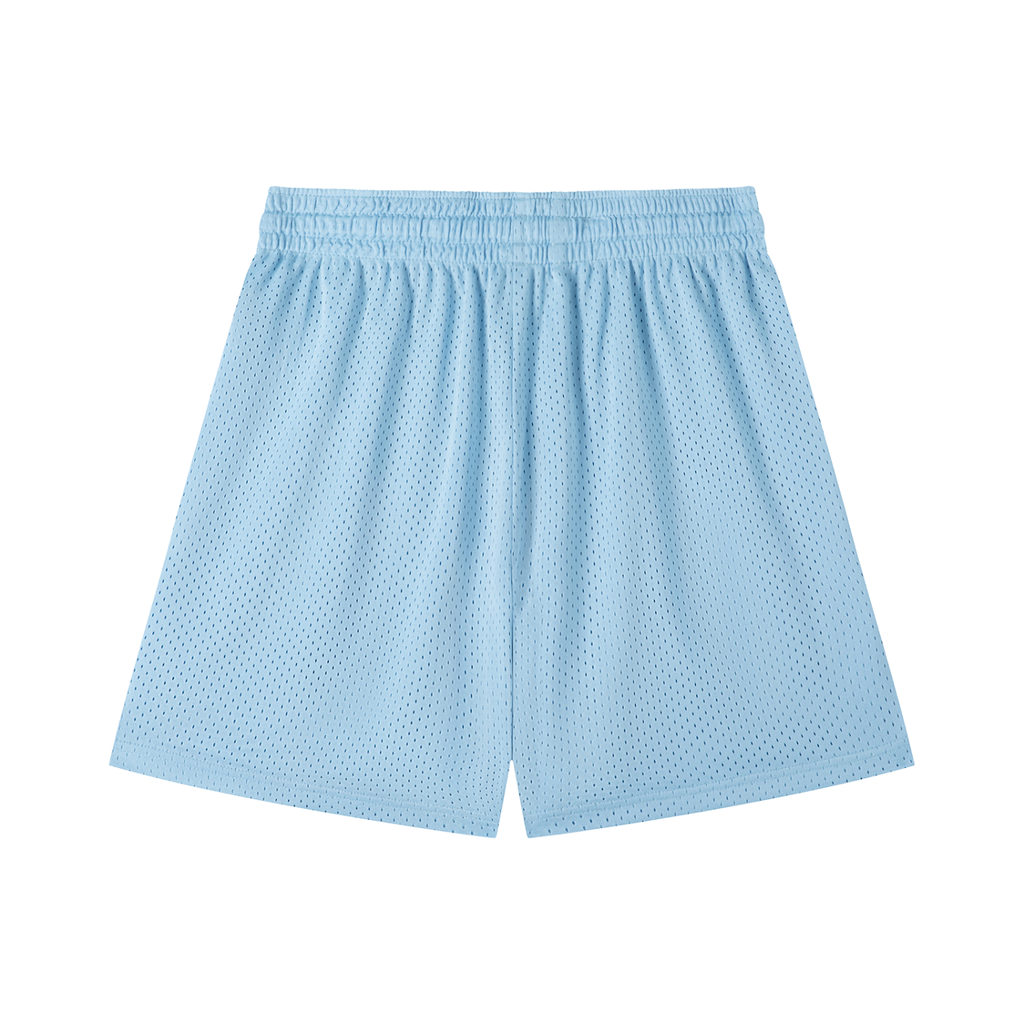 “SV” Mesh Drawstring hoop Shorts